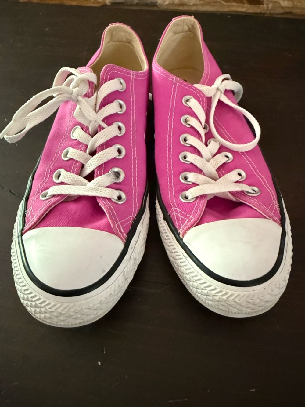 Hot pink converse 7.5 women’s - Picture 3 of 8